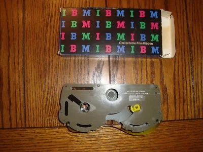 Cinta de película corregible original IBM 1136432 - negra - nuevo stock antiguo Foto 1 de 4