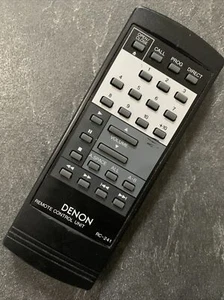 Denon RC-241 ORIGINAL FERNBEDIENUNG VOLLSTÄNDIG ABISOLIERT GEREINIGT GETESTET & FUNKTIONIERT - Bild 1 von 5
