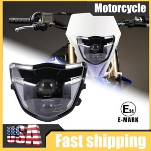 For 2013+ Yamaha WR250F WR450F WR250R WR450R LED Head Light Headlamp Hi Lo DRL  - Picture 1 of 11