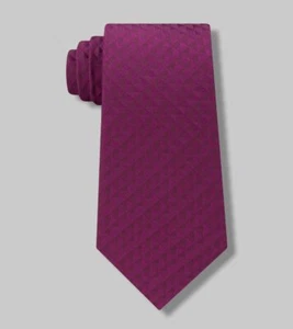 $65 Calvin Klein Men's Pink Geometric Slim Silk Formal Neck Tie 58 x 3 - Picture 1 of 1