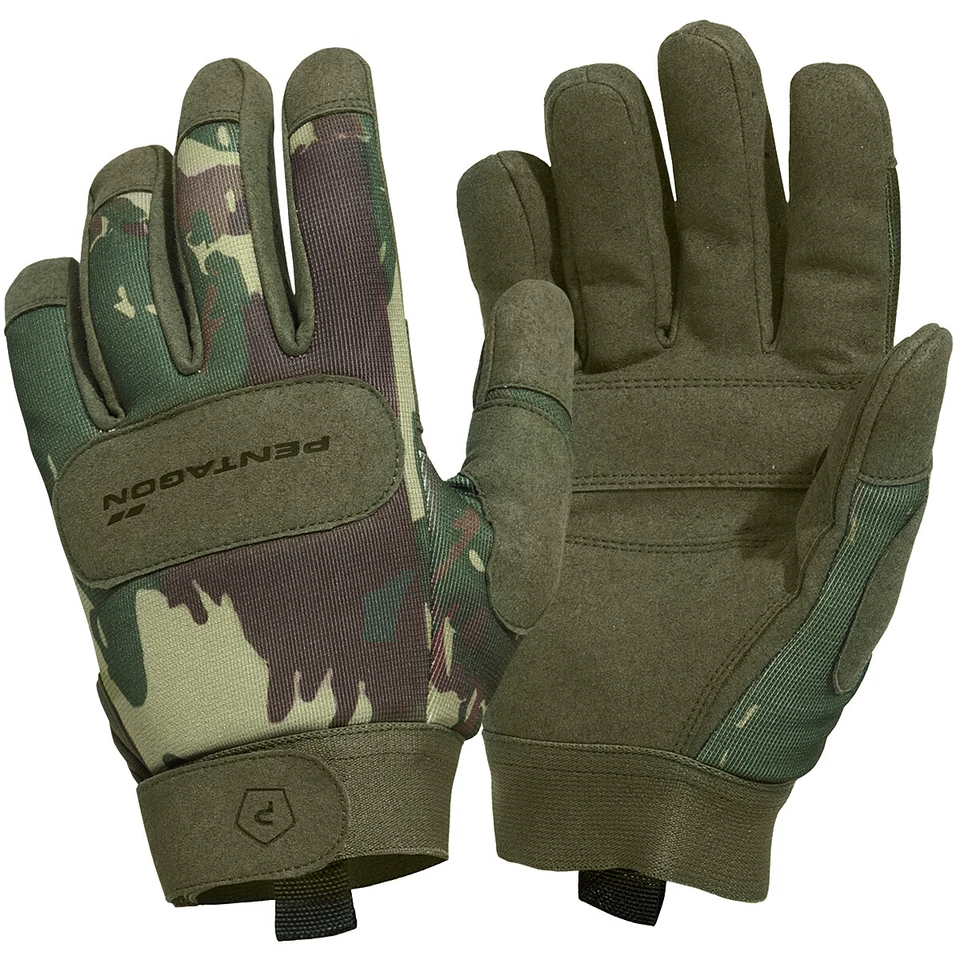 Guantes mecánicos de trabajo Pentágono protectores transpirables trabajo táctico lagarto griego Foto 1 de 1