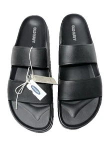 NWT OLD NAVY Unisex Size 10/11 Slip on Slides BEACH Sandals~Shower~ Beach - Picture 1 of 9