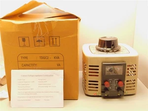 TDGC2-1KVA Adjustable Voltage Regulator Transformer 1KVA 220VAC Input 0-250V OUT - Picture 1 of 4