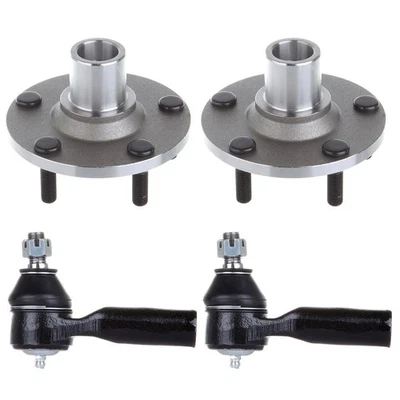 2x Wheel Hub Bearing & 2x Front Outer Tie Rod End For 2001-2009 Ford Escape - Image 1 of 4