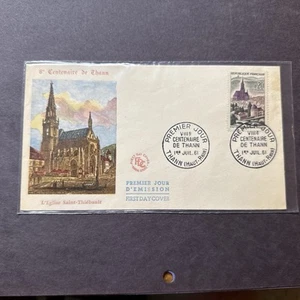 France 1961 Thann FDC Thann Cancel unaddressed VGC - Picture 1 of 2
