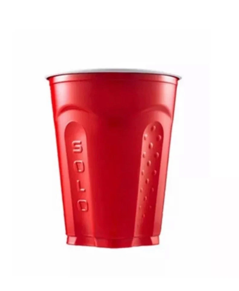 Solo Squared Red Party Cups 18 Oz 50 Count