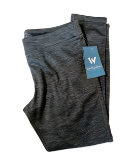 White Sierra Leggings Women's XL Inseam Grey Power Stretch $45 Retail - Picture 1 of 4