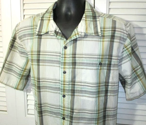 PATAGONIA S/S Camp Style Button Front Shirt~Men's L~Front Pocket~Plaid~EUC! - Picture 1 of 6