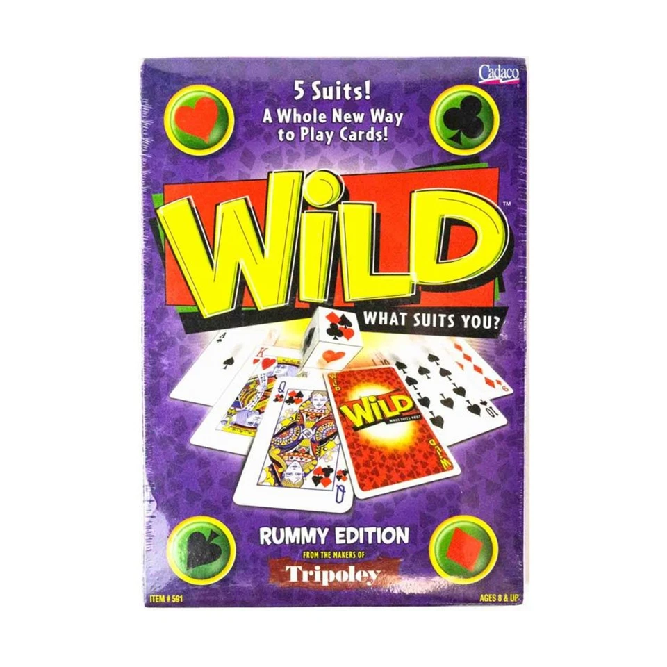 Cadaco Boardgame Wild - What Suits You? (Rummy Ed) Box Fair/VG+ - Image 1 of 2