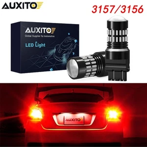 3156 3157 Red LED Safety 2400LM Tail Stop Brake Bulbs Parking Warning Light EON - Picture 1 of 11