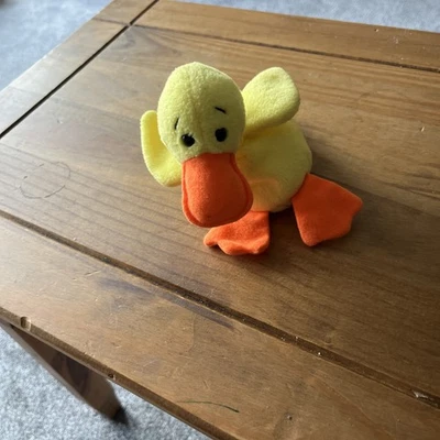TY  "QUACKERS  THE DUCK"   NO TAGS  . + TY FREE - Image 1 of 2