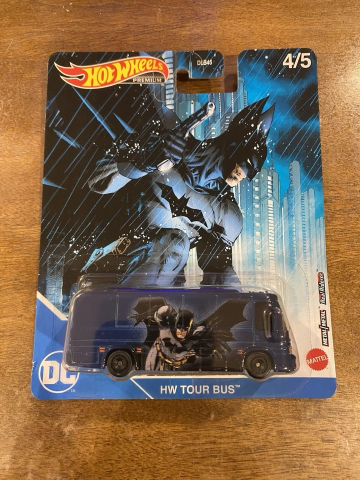 风火轮高级美泰金属/压铸直流漫画蝙蝠侠 HW 旅游巴士 — 第 1/4 张图片