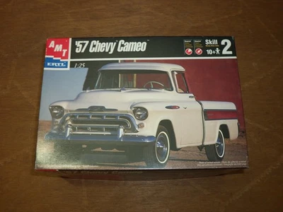AMT 57 1957 CHEVY CHEVROLET CAMEO PICKUP 1/25 MODEL KIT NEW OPEN BOX - Image 1 of 4