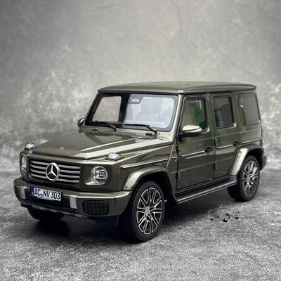 NOREV 1:18 1:18 Mercedes Benz G-Class G500 2024 W463 Brown SUV alloy car model - Image 1 of 4