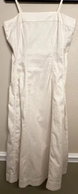 Nuevo con etiquetas Vestido Solero Banana Republic Marfil Ajustado. Correas ajustables. Talla Pequeña LEER Foto 1 de 4