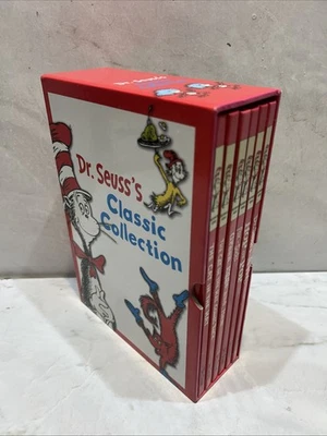 Dr. Seuss's Classic Collection : 6 Book Hardback Set in Slip Case - RRP £42 VGC - Image 1 of 4