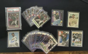 RAMON LAUREANO Rookie Lot (27) Auto & 2019 Topps Chrome Pink Refractor PSA 10 - Picture 1 of 5