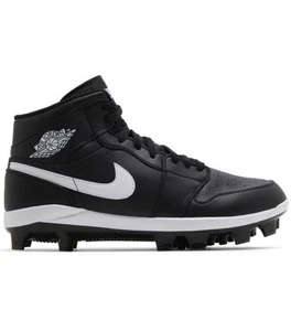 Botines de béisbol Air Jordan 1 retro MCS para hombre talla 11 moldeados Nike negros AV5354-011 - Imagen 1 de 10