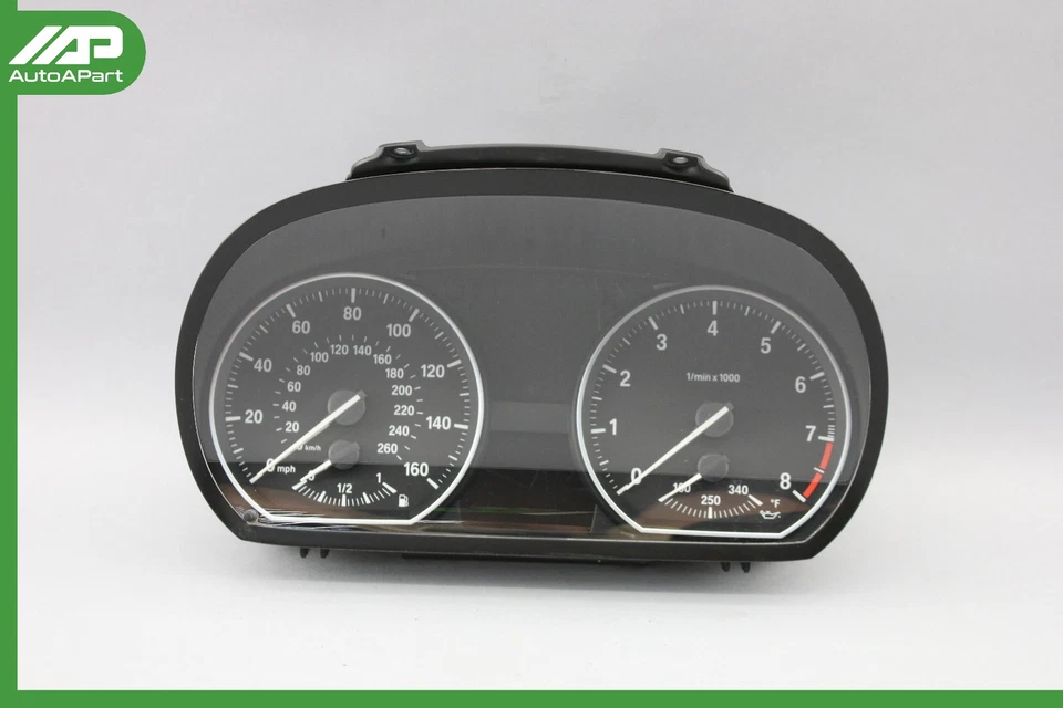 ✅ 08-13 BMW E82 E88 128i 135i Instrumento Velocímetro Medidor Cluster 1041568 OEM Foto 1 de 4