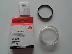 Canon 58mm Protect Filter with Box, Manual & Case - Used - Picture 1 of 5