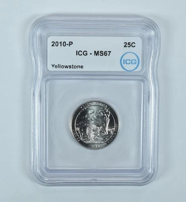 2010-P Washington Quarter ATB Yellowstone MS67 ICG - Image 1 of 4