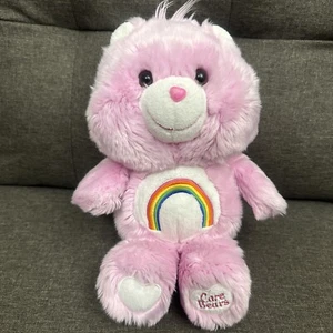 Gund Pink Rainbow Care Bear  14" Plush  - Picture 1 of 10