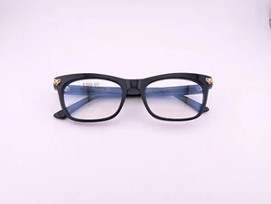 Cartier Eyeglasses, Frames Only, CT0144O 001 Black, 52-18-140, Plastic, Italy - Picture 1 of 19