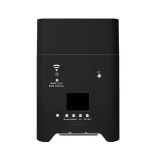 Faro Led a batteria 6x18W RGBWAUV 6 in 1 WiFi nero Wisdom - Afbeelding 1 van 3