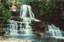 Postcard Laurel Falls Great Smoky Mountains National Park Tennessee