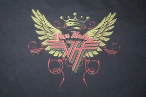 VAN HALEN Crown Logo (XL) T-Shirt ALEX EDDIE DAVID LEE ROTH MICHAEL ANTHONY - Picture 1 of 2