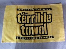 Myron Cope The Terrible Towel, A Pittsburgh Steelers Original, VGUC