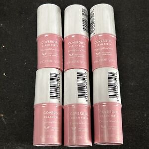 Covergirl Clean Fresh Cooling Glow Stick #400 So Gilty (Pack of 6) Sealed