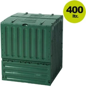 Kompostownik ECO-KING 400L, 70x70x83cm zielony, 100% PP pochodzący z recyklingu, made in Germany - Zdjęcie 1 z 2