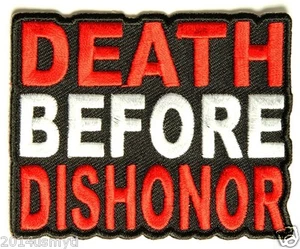 DEATH BEFORE DISHONOR PATCH - Picture 1 of 1