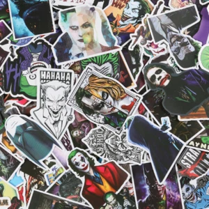 100 Stück Joker Vinyl Aufkleber Sticker Auto LKW Laptop Anime Chibi Evil  - Bild 1 von 8