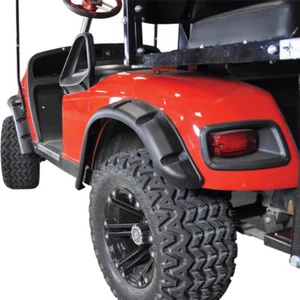 GTW E-Z-GO TXT Golf Cart Black Fender Flares |1996-2013 |Set of 4 - Picture 1 of 7