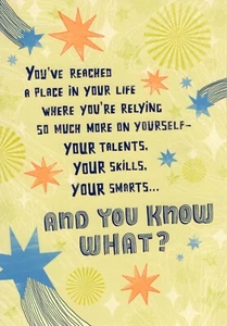 Encouragement You Have Worked Hard For This Proud Of You Hallmark Greeting Card - Picture 1 of 3