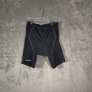 Nooyme shorts Men XXXL Cycling Black Stretch Padded Elastic Waist Pull On Shorts - Picture 1 of 9