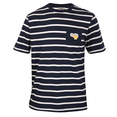 Gola Mens Navy Striped Retro T Shirt Foto 1 de 4
