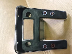 1967 cougar original Radio Bezel Plate with convenience control warning lights - Bild 1 von 12