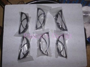 6 pack Tinted Safety Goggles (Dark grey smoke lens) Crews or Bulldog or Cordova - Picture 1 of 12