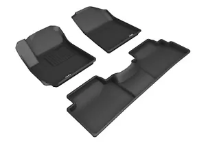 For 2020-2022 Kia Soul All Weather Black Kagu Rubber Full Set Floor Mats Liners - Bild 1 von 6