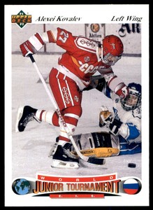 1991 Upper Deck World Juniors Alexei Kovalev #16