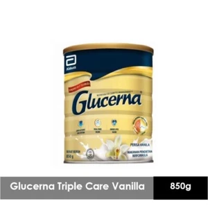 GLUCERNA Diabetic Milk Powder Triple Care Vanilla 2 X 850g Halal New - Picture 1 of 2