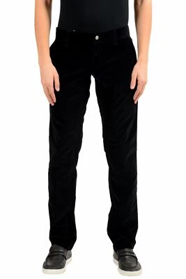 Pantalones informales Dolce & Gabbana de pana elásticos negros para hombre talla 28 30 36 Foto 1 de 4