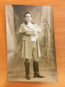 Autogrammkarte von Giuseppe Acerbi - Bild 1 von 1