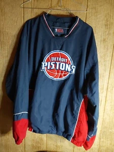 NBA Pistons Pullover Windbreaker - Picture 1 of 8