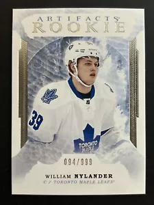 William Nylander 2016-17 UD Artifacts RC #161 (094/999) - Maple Leafs NHL - Picture 1 of 2