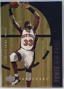 99-00 Upper Deck Hardcourt Power In the Paint Patrick Ewing HOF Insert (Knicks) - Picture 1 of 2