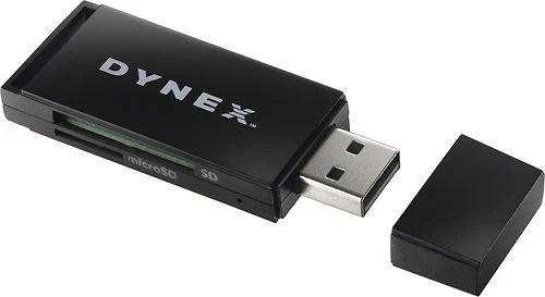 Dynex USB 2.0 2-in-1 Memory Card Reader DX-CR112 - Image 1 of 1
